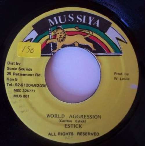 Cover Estick* - World Aggression (7) Schallplatten Ankauf