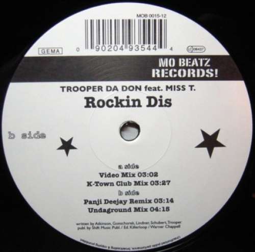 Cover Trooper Da Don Feat. Miss T.* - Rockin Dis (12) Schallplatten Ankauf