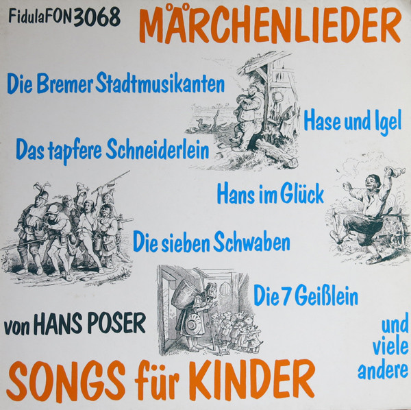 Cover Hans Poser - Märchenlieder Und Songs Für Kinder (LP) Schallplatten Ankauf