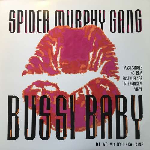 Cover Spider Murphy Gang - Bussi Baby (12, Maxi, red) Schallplatten Ankauf