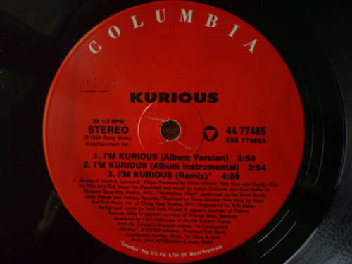 Cover Kurious -  I'm Kurious / Mansion And A Yacht  (12, RP) Schallplatten Ankauf