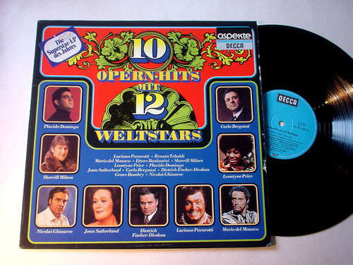 Cover Various - 10 Opern Hits Mit 12 Weltstars (LP, Comp) Schallplatten Ankauf