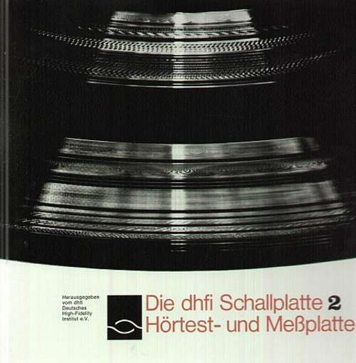 Cover No Artist - Die Dhfi Schallplatte 2 - Hörtest- Und Meßplatte (LP, RP) Schallplatten Ankauf