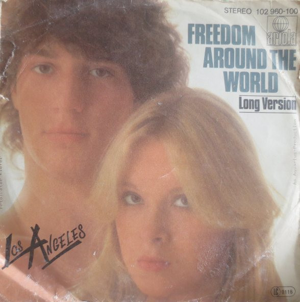 Cover Los Angeles (6) - Freedom Around The World (Long Version) (7, Single) Schallplatten Ankauf