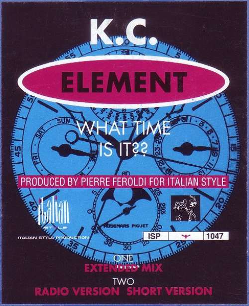 Cover K.C. Element* - What Time Is It? (12) Schallplatten Ankauf