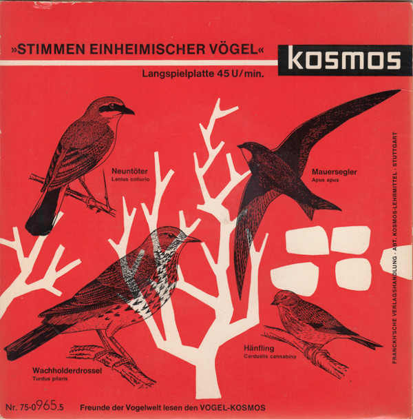 Cover Dr. E. Tretzel* - Stimmen Einheimischer Vögel (7) Schallplatten Ankauf