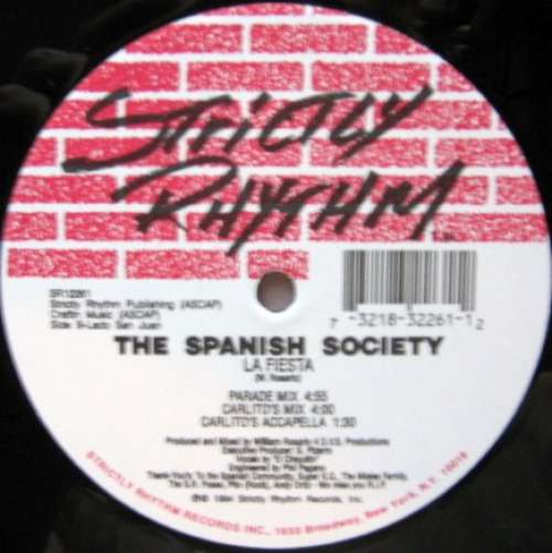 Cover The Spanish Society - La Fiesta (12) Schallplatten Ankauf