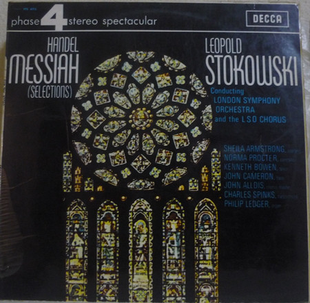 Cover Handel*, London Symphony Orchestra*, Leopold Stokowski - Messiah (Selections) (LP) Schallplatten Ankauf