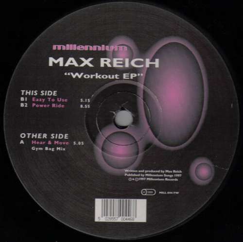 Cover Max Reich - Workout EP (12) Schallplatten Ankauf
