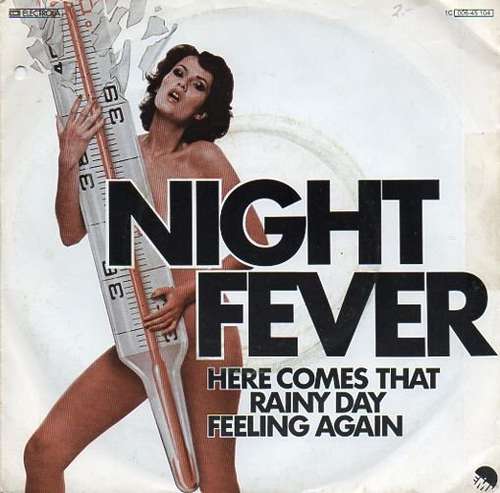 Cover Night Fever - Here Comes That Rainy Day Feeling Again (7, Single) Schallplatten Ankauf