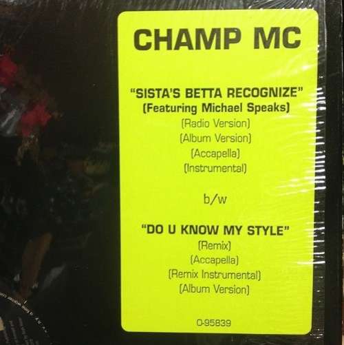 Cover Sista's Betta Recognize Schallplatten Ankauf