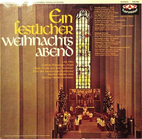 Cover Various - Ein Festlicher Weihnachtsabend (LP) Schallplatten Ankauf