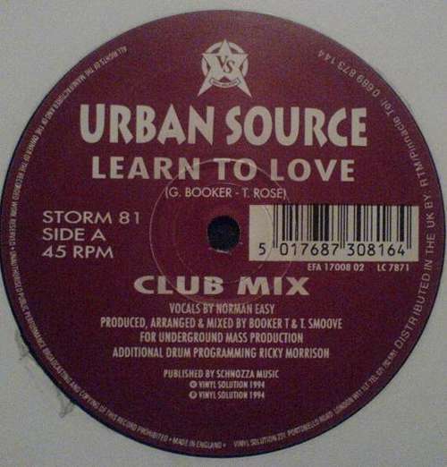 Cover Urban Source - Learn To Love (12) Schallplatten Ankauf