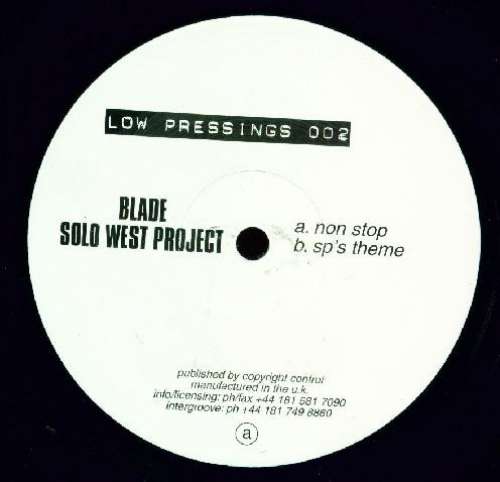 Cover Blade / Solo West Project - Non Stop / SP's Theme (12) Schallplatten Ankauf
