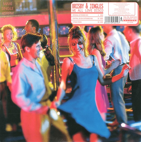 Cover Brisby & Jingles - We All Love Disco (12) Schallplatten Ankauf