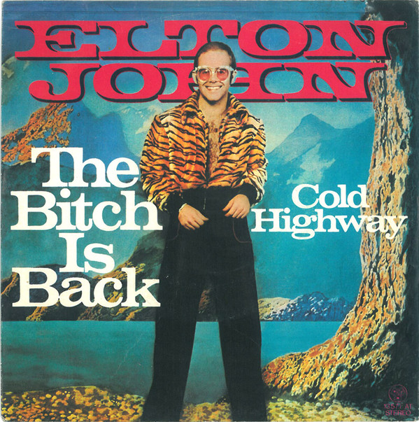 Cover Elton John - The Bitch Is Back (7, Single) Schallplatten Ankauf