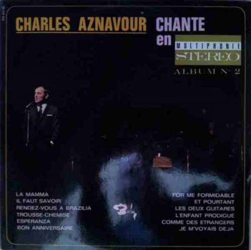 Cover Charles Aznavour - Charles Aznavour Chante En Multiphonie Stéréo - Album No 2 (LP, Comp) Schallplatten Ankauf