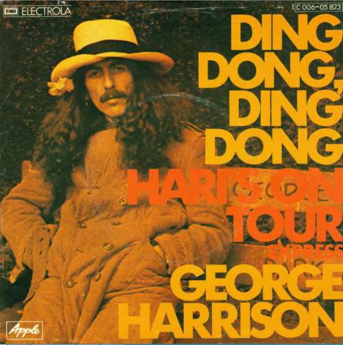 Cover George Harrison - Ding Dong, Ding Dong (7, Single) Schallplatten Ankauf