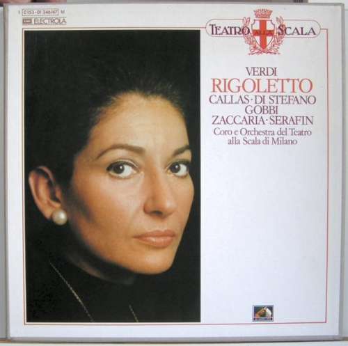 Cover Tullio Serafin, Giuseppe Verdi, Maria Callas, Tito Gobbi, Giuseppe di Stefano - Rigoletto (2xLP, Mono, Box) Schallplatten Ankauf