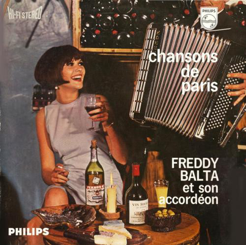 Cover Freddy Balta - Chansons de Paris (LP, PHI) Schallplatten Ankauf