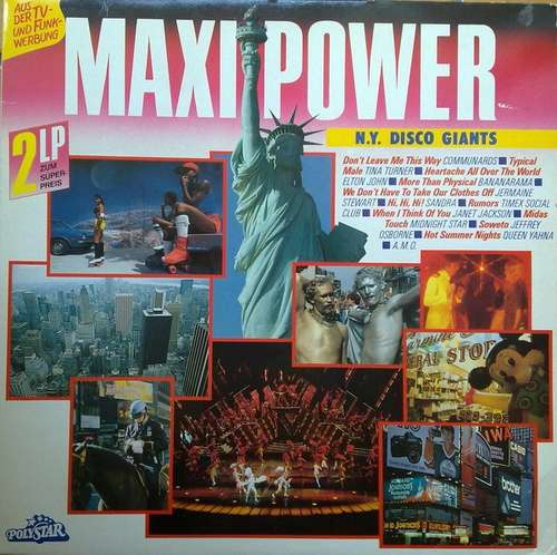 Cover Various - Maxi Power - N.Y. Disco Giants (2xLP, Comp) Schallplatten Ankauf