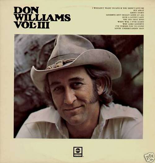 Cover Don Williams (2) - Vol. III (LP, Album) Schallplatten Ankauf