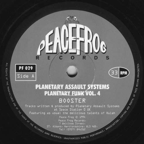 Cover Planetary Funk Vol. 4 Schallplatten Ankauf