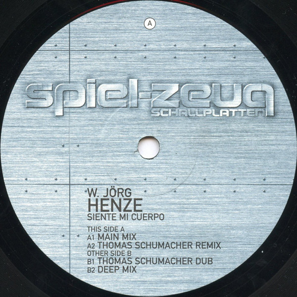 Cover W. Jörg Henze* - Siente Mi Cuerpo (12) Schallplatten Ankauf