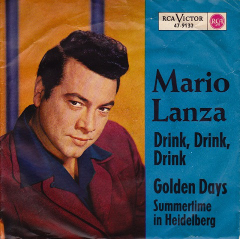 Cover Mario Lanza - Drink, Drink, Drink (7, Single) Schallplatten Ankauf