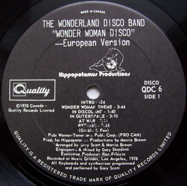 Cover The Wonderland Disco Band* - Wonder Woman Disco (12) Schallplatten Ankauf