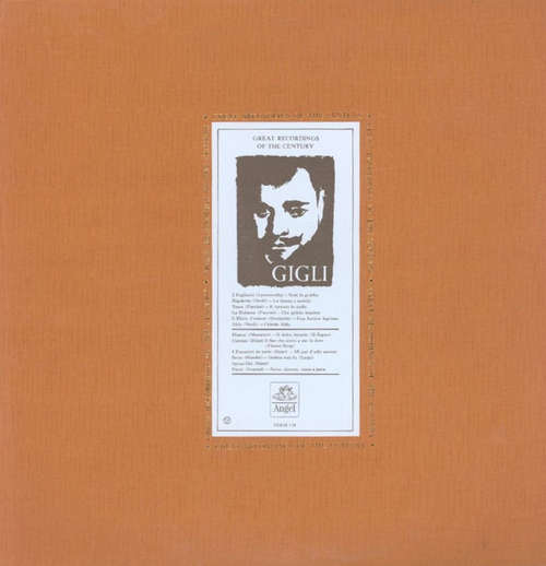 Cover Beniamino Gigli - Album 1 (LP, Album) Schallplatten Ankauf