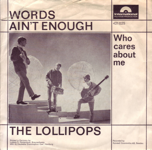 Cover The Lollipops* - Words Ain't Enough (7, Single, Mono) Schallplatten Ankauf