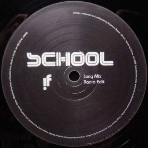 Cover School - If (12, Promo) Schallplatten Ankauf