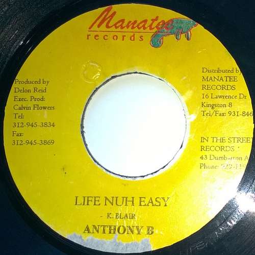 Cover Anthony B - Life Nuh Easy (7) Schallplatten Ankauf