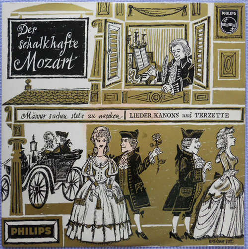Cover Mozart* - Der Schalkhafte - Männer Suchen Stets Zu Naschen - Lieder, Kanons Und Terzette (LP) Schallplatten Ankauf