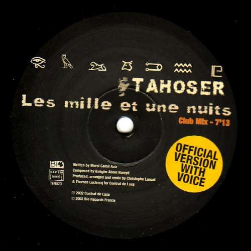 Cover Tahoser - Les Mille Et Une Nuits / Dunes Vibe (12) Schallplatten Ankauf