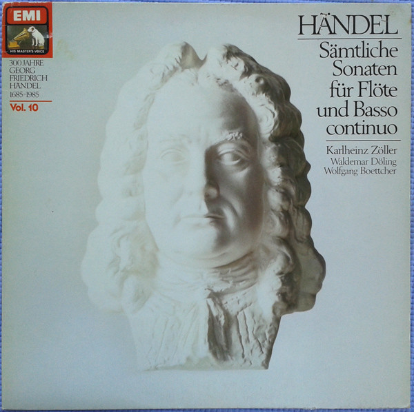 Bild Händel* - Wolfgang Boettcher - Waldemar Döling - Karlheinz Zöller - Sonaten Für Flöte Und Basso Continuo (LP) Schallplatten Ankauf