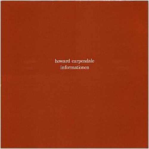 Cover Howard Carpendale - Informationen (Howard Carpendale In Concert) (LP, Ltd, Promo) Schallplatten Ankauf