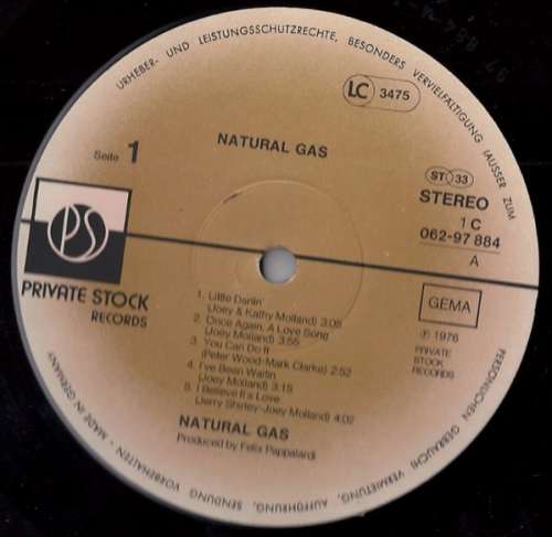 Cover Natural Gas - Natural Gas (LP, Album) Schallplatten Ankauf