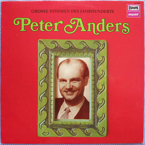 Cover Peter Anders (2) - Peter Anders (LP, Comp) Schallplatten Ankauf