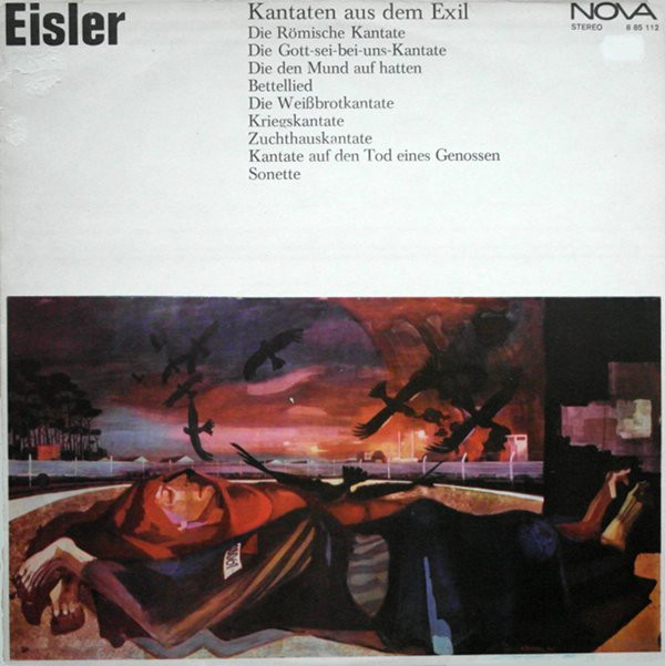 Cover Hanns Eisler - Kantaten Aus Dem Exil (LP) Schallplatten Ankauf