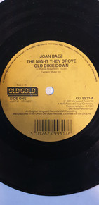 Cover Joan Baez - The Night They Drove Old Dixie Down / We Shall Overcome (7) Schallplatten Ankauf