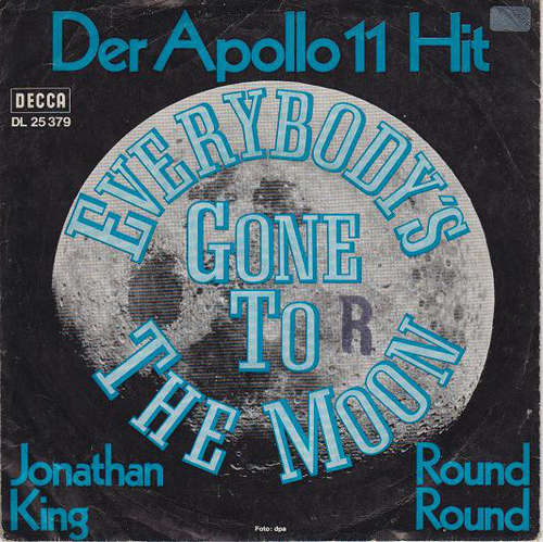 Cover Jonathan King - Everybody's Gone To The Moon (7, Single, M/Print, RE) Schallplatten Ankauf