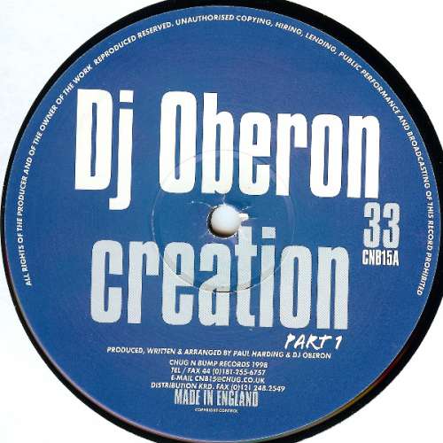Cover DJ Oberon - Creation (12) Schallplatten Ankauf