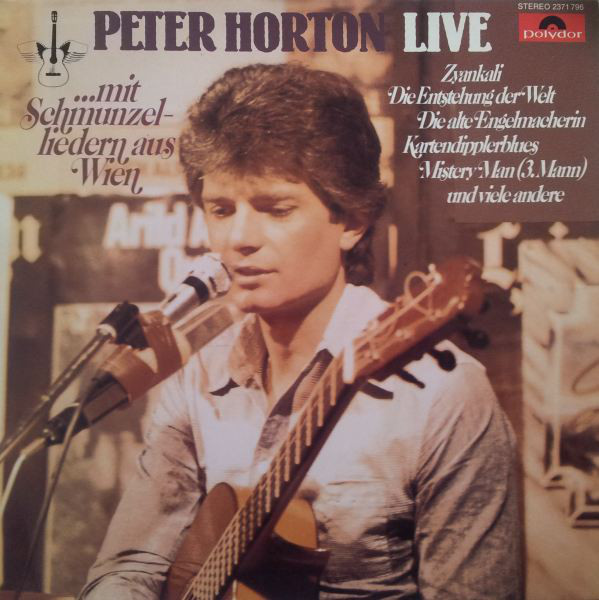 Cover Peter Horton - Live ..Mit Schmunzelliedern Aus Wien (LP, Album) Schallplatten Ankauf