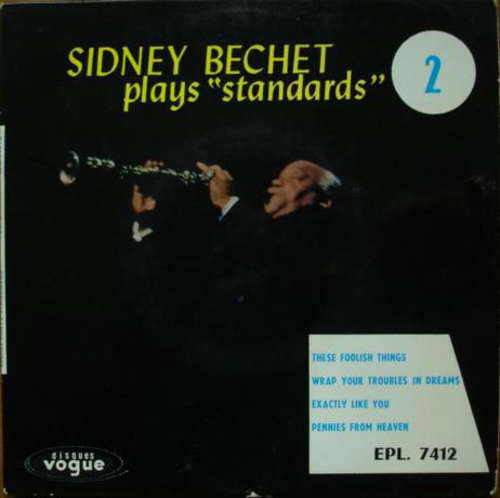 Cover Sidney Bechet - Plays Standards 2 (7, EP) Schallplatten Ankauf