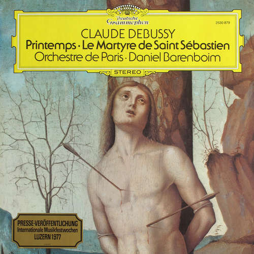 Cover Claude Debussy, Orchestre De Paris, Daniel Barenboim - Printemps · Le Martyre De Saint Sébastien (LP) Schallplatten Ankauf