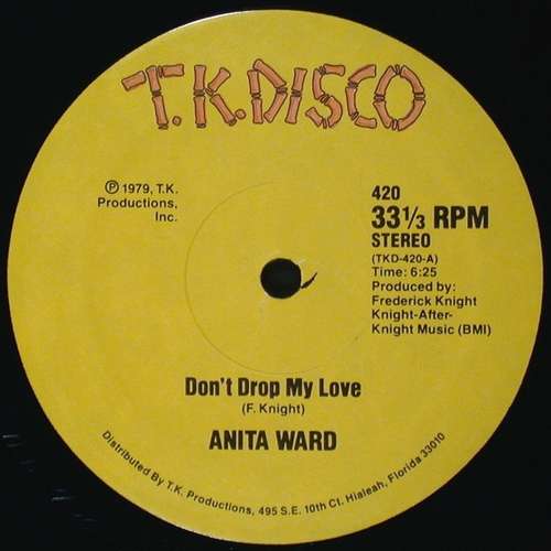 Cover Anita Ward - Don't Drop My Love (12) Schallplatten Ankauf