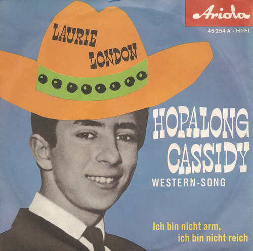 Cover Laurie London - Hopalong Cassidy (7, Single, Mono) Schallplatten Ankauf