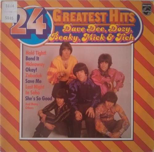 Cover Dave Dee, Dozy, Beaky, Mick & Tich - 24 Greatest Hits (2xLP, Comp) Schallplatten Ankauf